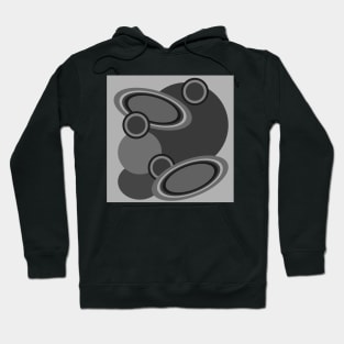 minimalist monochrome abstract design Hoodie